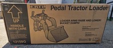 Ertl Pedal Tractor Loader  12159G Lowers Raises Dumps Toy Attachment