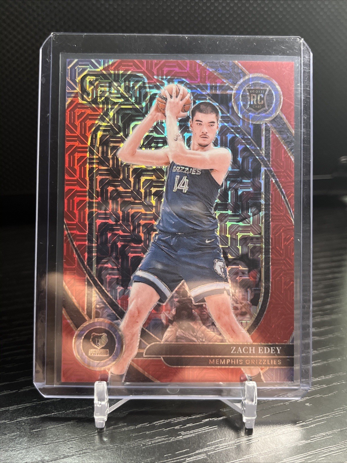 2024-25 Select Courtside Level Zach Edey Red Mojo /20 RC SSP Grizzlies