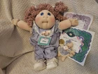 2001 Collectors Club Edition Cabbage Patch Soft Sculpture Baby "Jillian" Signed