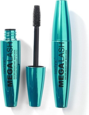 Technic Mega Lash Water Resistant Mascara & Vegan, Ultra Black 2er Pack