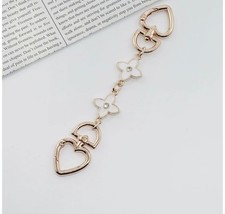 White Clover Flower Bag Charm Designer Inspires FREE Shipping