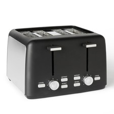 Toaster 4 Slice with 7 Shade Settings and Removable Crumb Tray, Extra Wide Sl...