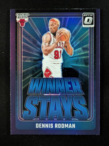 2024-25 Panini Donruss Optic DENNIS RODMAN Purple Prizm SP Winner Stays #16