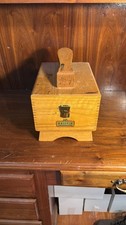 Vintage Griffin Shinemaster Wooden Shoe Shine Box