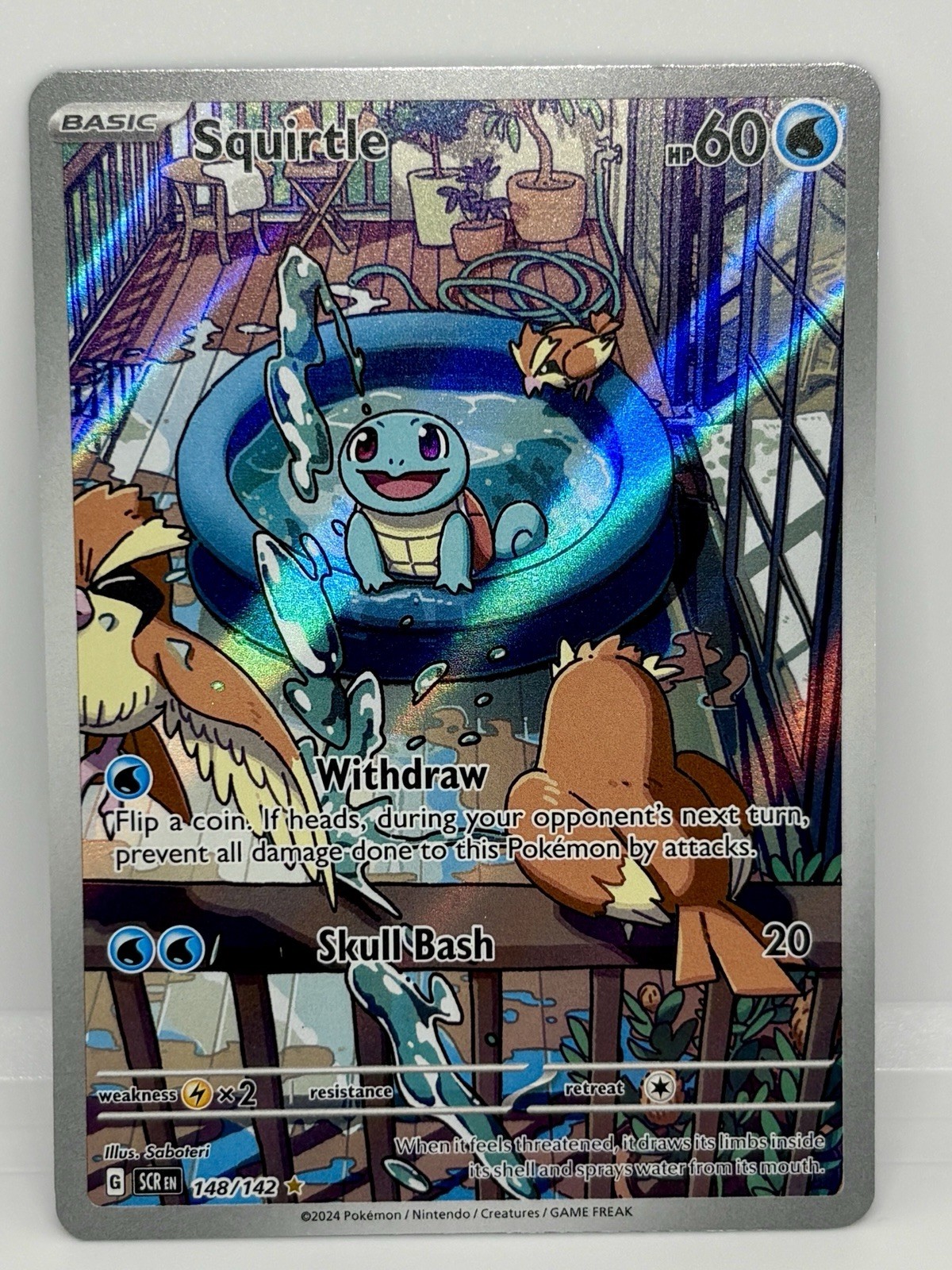 Squirtle 148/142 Sv07: Stellar Crown Holo
