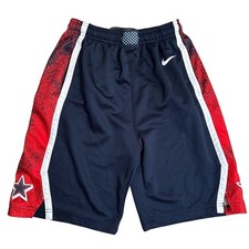 Nike USA Basketball Shorts Boys Large Navy Blue Red Dri-FIT NBAOSS1ST24