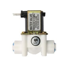 Beduan 24V 1/4" Inlet Water Solenoid Valve Normally Closed for RO