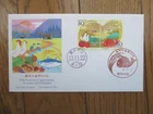 Japan Stamp First Day Cover 50th Festival of Agriculture Forestry and Fisheries
