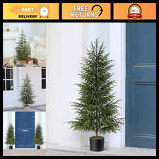 4FT Artificial Norfolk Pine Christmas Tree for Front Porch Holiday Decor