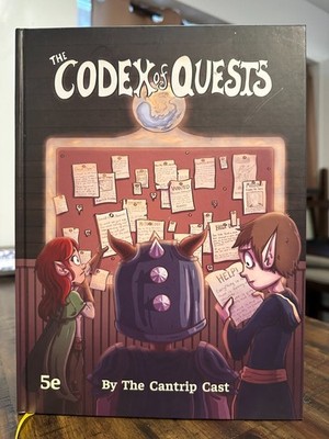 The Codex of Quests - 5e D&D Adventure Book - Dungeons Dragons TTRPG One Shots