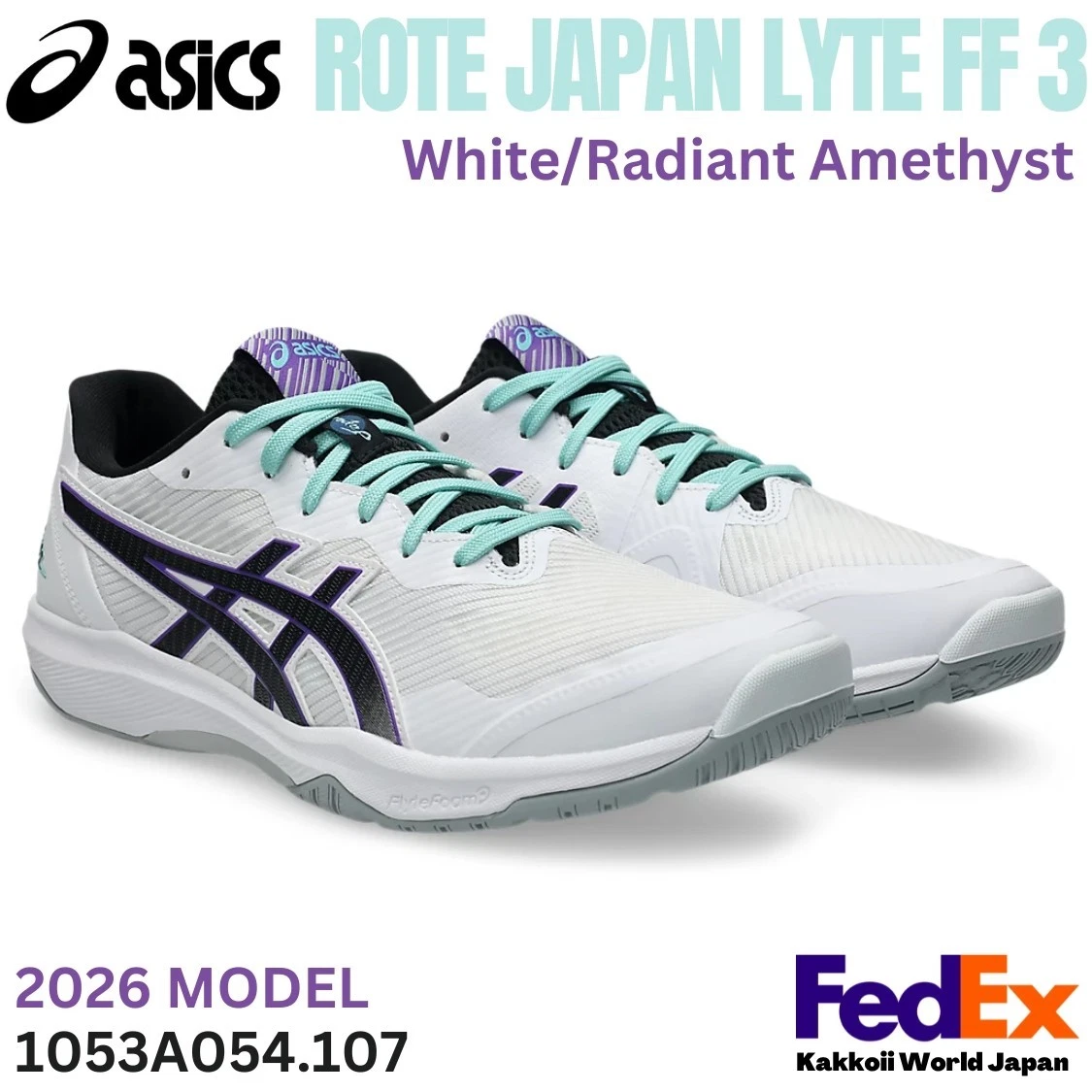 ASICS Rote Japan Lyte FF 3 Low White for Sale | Authenticity