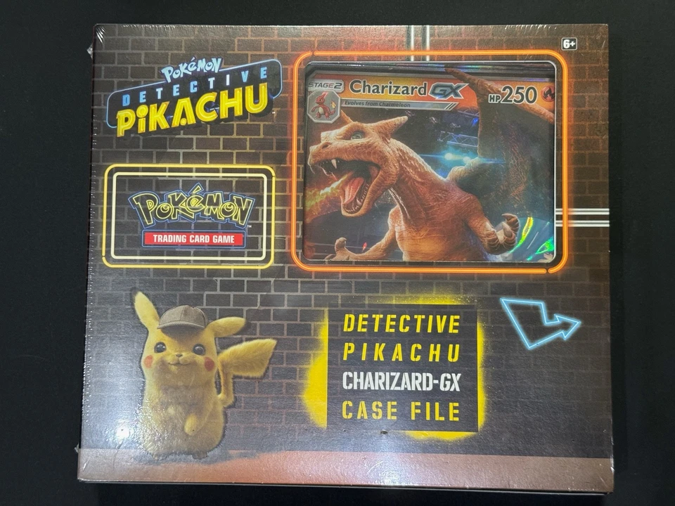 Pokémon TCG Detective Pikachu Charizard GX File Collection Box Brand New Sealed
