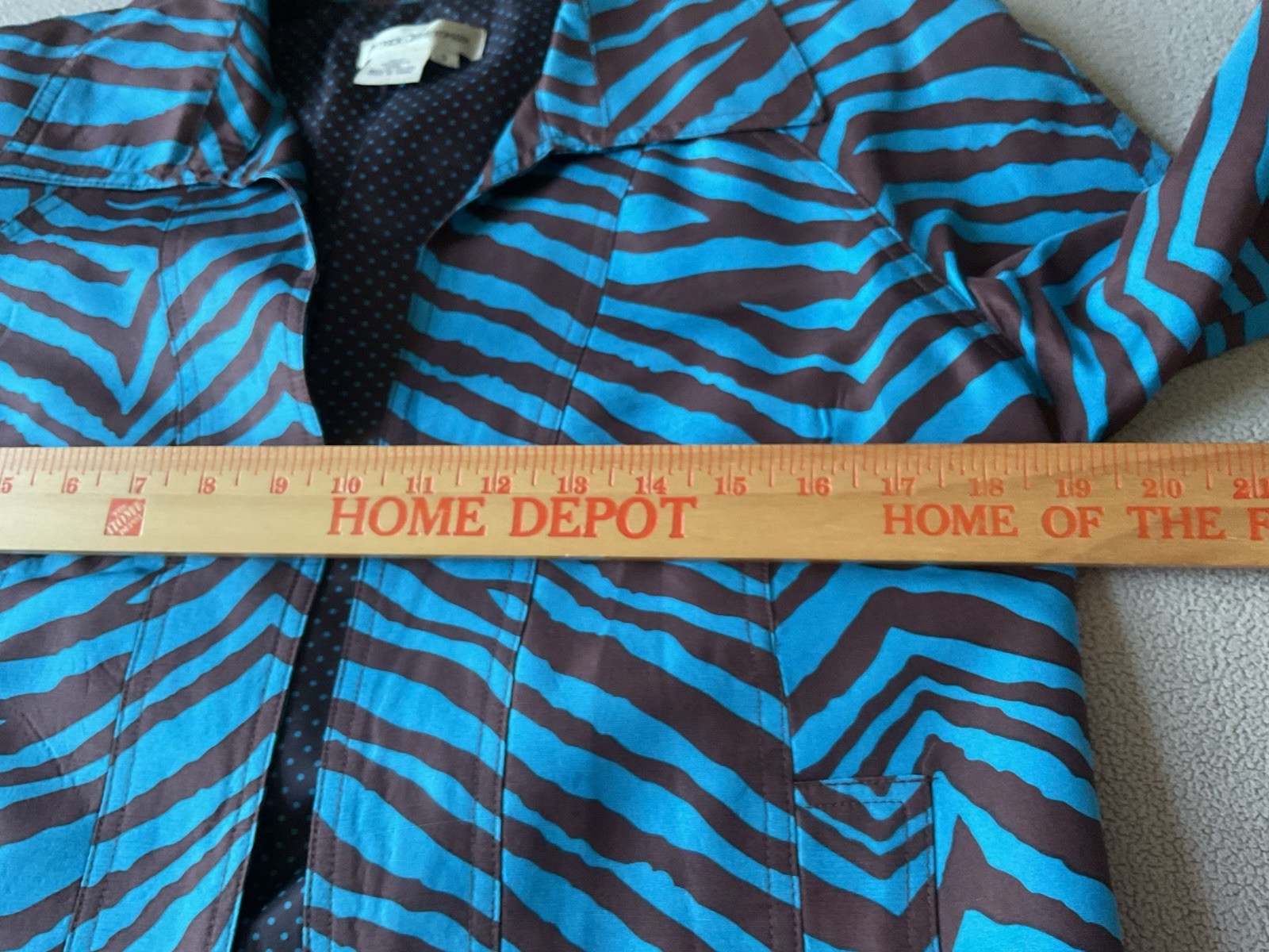 Patrick Christopher Zebra Print Jacket Women’s 0u… - image 3