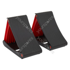 Image of Sealey Folding Wheel Chocks - Pair