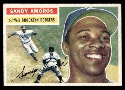 1956 Topps Baseball #42 Sandy Amoros EX *n1
