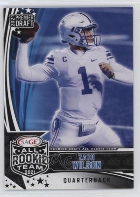 2021 Sage Premier Draft All Rookie Team Zach Wilson #RT-ZW RC 1g2w