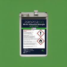 PROPERGO Acetone Pure Acrylic Nail Remover  Nail Polish Remover 99.8% 4L