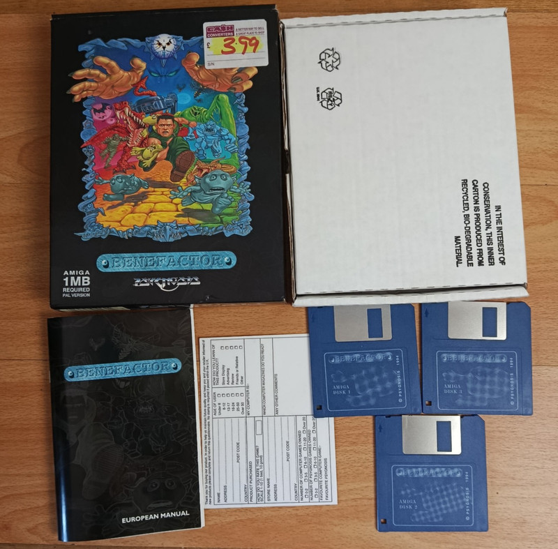 💾 Commodore/Amiga Benefactor by Psygnosis (Tested) Complete