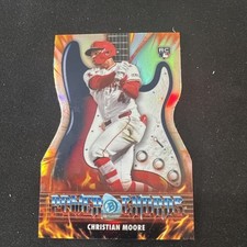 2026 Bowman Chrome Power Chords DIE-CUT INSERT PC-19 Christian Moore, RC
