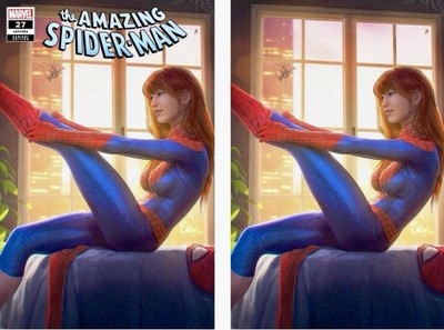    AMAZING SPIDER-MAN #27 TIAGO DA SILVA 616 Trade Dress & Virgin Variant Set