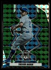 2022 Panini Mosaic #159 Trevor Bauer Green Mosaic