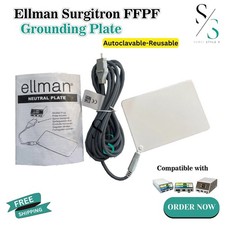 Ellman Surgitron 4.0 Dual RF 120 IEC Neutral Plate with Cable Autoclavable CE