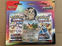 Prismatic Evolutions Eevee 2-Pack Blister (Pokémon Day Stamp)