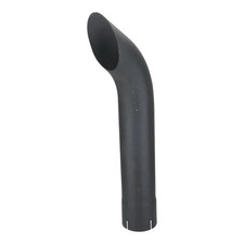 Exhaust Stack - 4 X 24 Curved Black