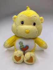 Vintage Care Bears Cousins Playful Heart Monkey 8" Stuffed Plush Animal 2004