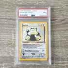 Wizards of the Coast 1999 Pokemon Jungle Snorlax Holo Rare 11/64 PSA 9