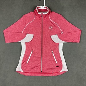 Sunice Esther SuperliteFX Jacket Womens M Pink Pebble Beach Golf Links Full Zip