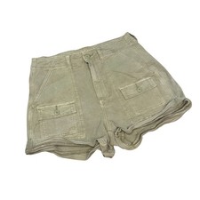 American Eagle Highest Rise 90s Boyfriend Short Olive Green Cargo Utility Size 6