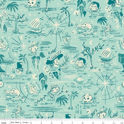 Neverland Map in Songbird | Forever Neverland | Riley Blake