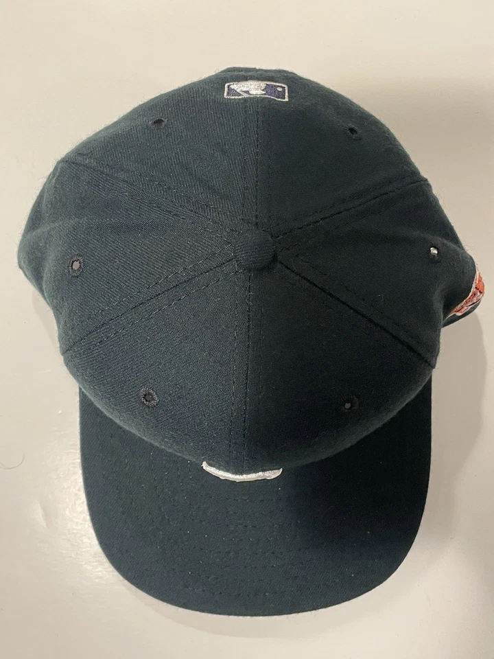 Vintage New Era Detroit Tigers Snapback Cap Hat w/Tiger Stadium Final Game Patch - Image 3 of 4