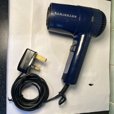 Remington Blue Standard Hair Dryer Electric Plastic 2 Speeds UK 3-Pin Plug