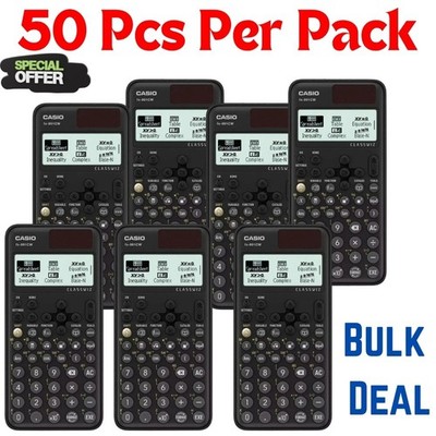 50, NEU Casio   FX-991CW Fortgeschrittener wissenschaftlicher Taschenrechner AS Level Mathematik 540+ Funktionen