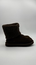 UGG Cambridge Women's Suede Knit Boot Chestnut Size 8