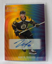 2025-26 Upper Deck Allure Nikita Zadorov Color Flow Full Rainbow Autograph Card