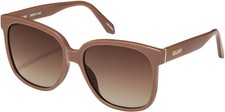Quay Wide Awake Women's Oat Oversized Square Sunglasses - NO NS 1483 OATBRN
