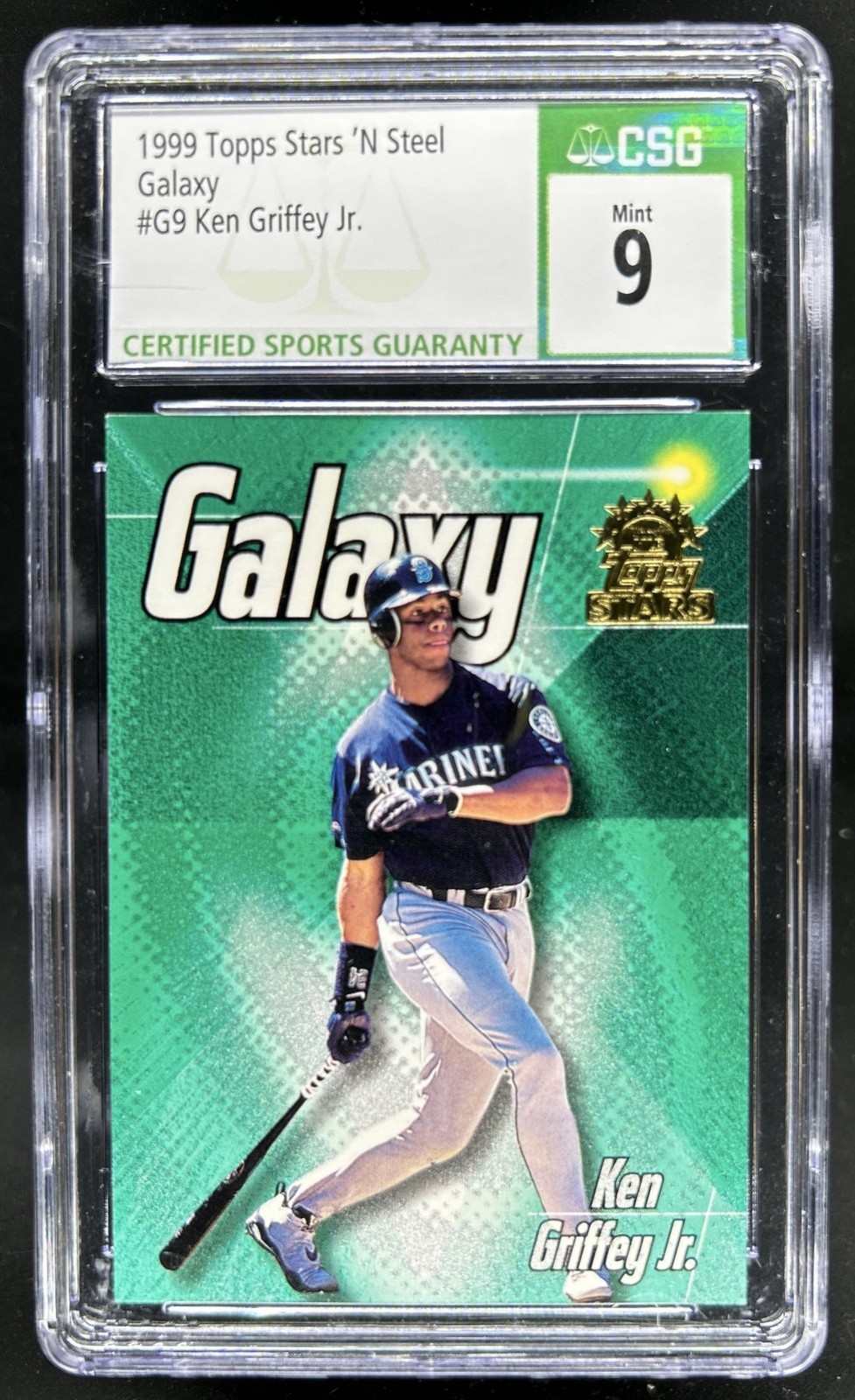 1999 Topps Stars Ken Griffey Jr. Galaxy #/1999 Mariners CSG 9
