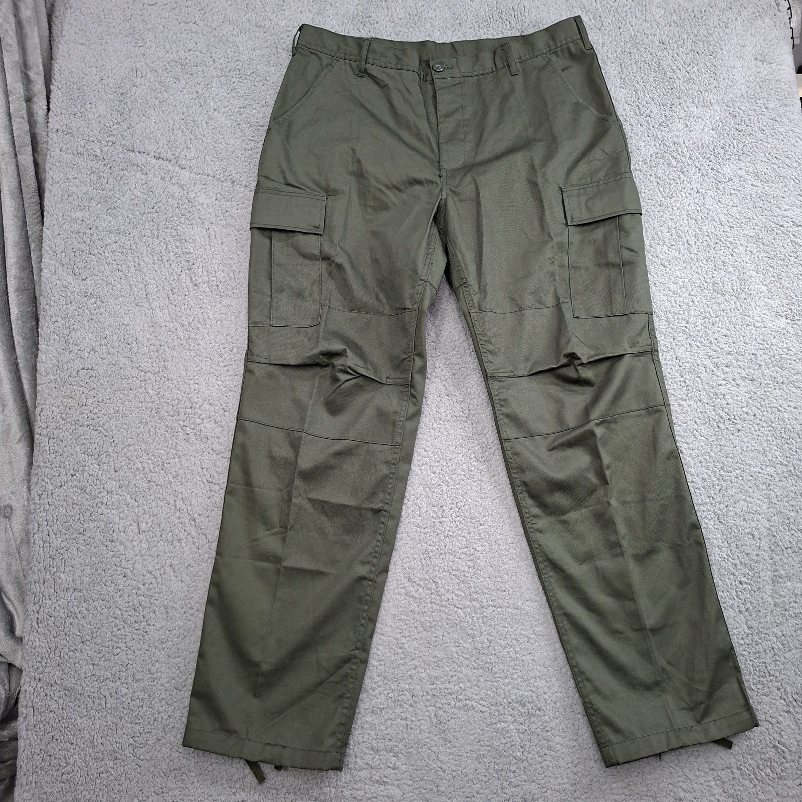 Mens Large Reg Green Tactical Military Utility Bdu