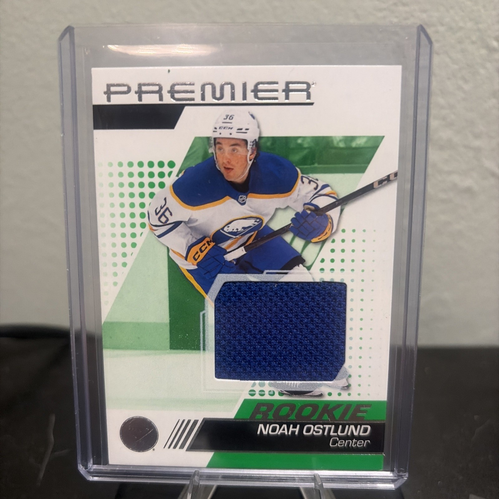 2025-26 UPPER DECK PREMIER Green Rookie Jersey Noah Ostlund Card #149 Jersey