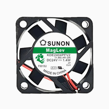 SUNON KDE2404PFV2 Fan DC 24V 1.4W 4CM 4010 2Pin Cooling Fan