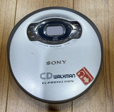 Vintage Sony D-EJ611 CD Walkman G Protection Discman Portable Gray Tested