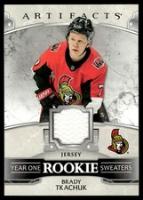 2019-20 Upper Deck Artifacts Rookie Sweaters Brady Tkachuk #RS-BT