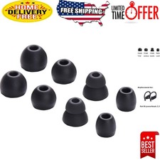Silicone Ear Tips Set for Powerbeats Pro - 4 Pairs, Enhanced Isolation