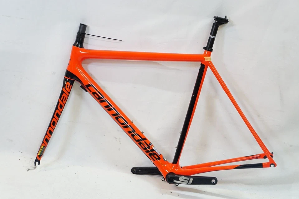 CANNONDALE Supersix Evo 2017 Model Frame Set size 54 Road Bike Orange USED - Image 2 of 4