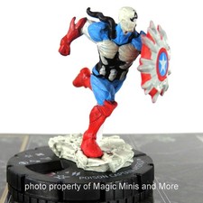 Venom - POISON CAPTAIN AMERICA #043 HeroClix super rare miniature w/card #43