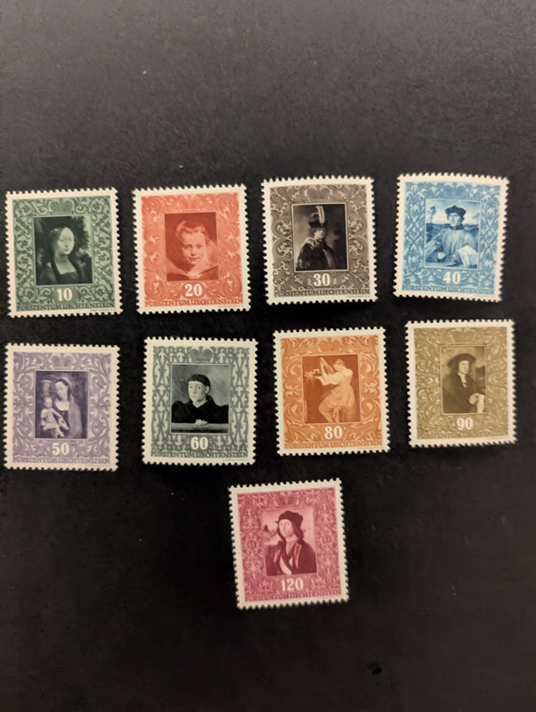 Liechtenstein Stamp set beautiful MNH 1949