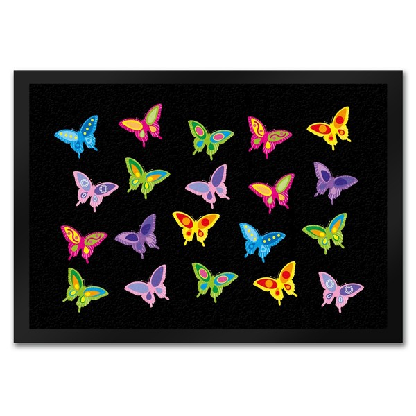 Schmetterling FußMatte In 35X50 Cm-image